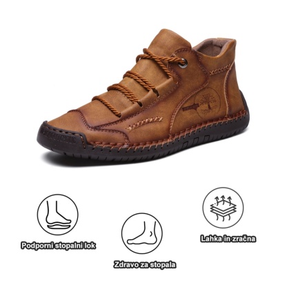 【🔥50 % popust danes - ne zamudite】ergonomsko oblikovani ortopedski čevlji - visokokakovostno usnje + ročno šivani👞