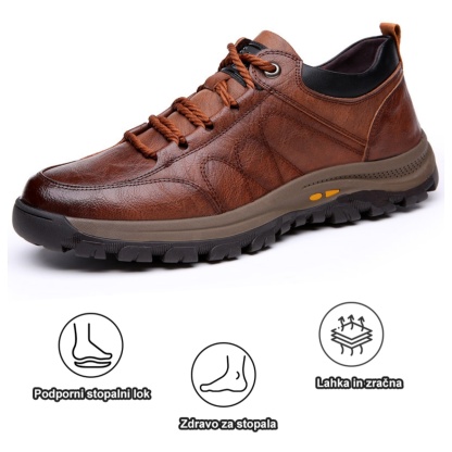 【🎁50 % popust danes - ne zamudite】Ergonomsko oblikovani ortopedski čevlji – visokokakovostno usnje 👞Ročno šivano