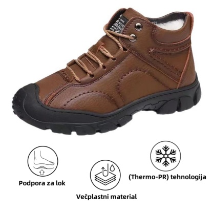 [🎁Danes po polovični ceni - ne zamudite] Ergonomsko oblikovani ortopedski čevlji - visokokakovostno usnje + topel kašmir 👞Ročno šivani moški usnjeni čevlji