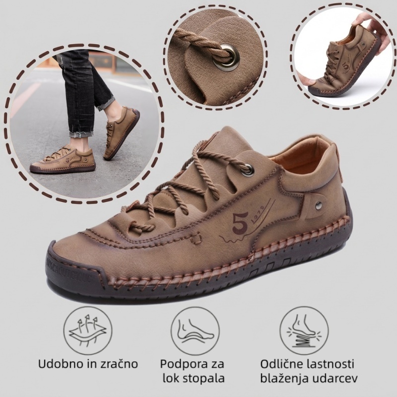 🔥 Danes za polovično ceno! Ne zamudite! ⏰ Ergonomsko oblikovani ortopedski čevlji - zagotavljajo naravno oporo stopalnega loka 👞 Z lahkoto lajšajo bolečine v stopalih