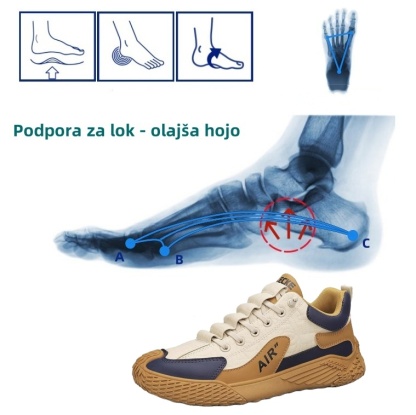 [🔥Danes po polovični ceni - ne zamudite] Ergonomsko oblikovani ortopedski čevlji z zasnovo opore za lok👞Enostavno odpravite bolečine v stopalih