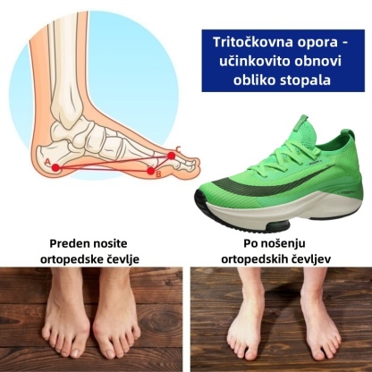 Ortopedski čevlji Fiippy® – ergonomsko oblikovani za bolečine v hrbtu, stopalih in sklepih – unisex