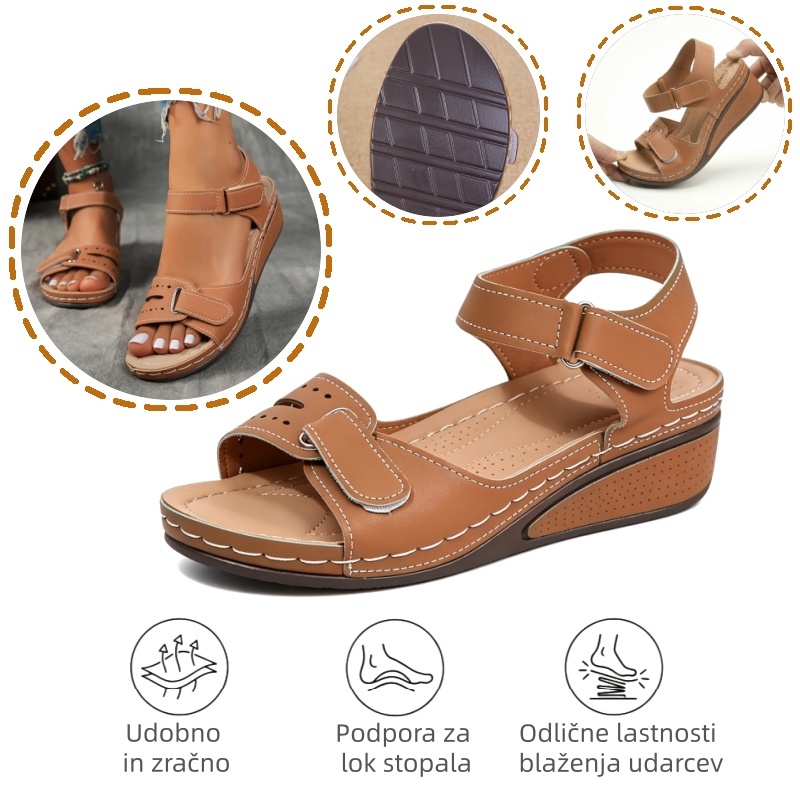 🔥Časno omejen 50 % popust! Poletni ortopedski sandali, ergonomsko oblikovani za udobje in lajšanje bolečin✅