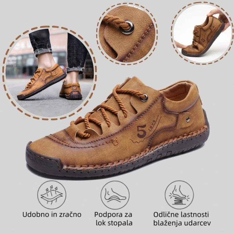 🔥 Danes za polovično ceno! Ne zamudite! ⏰ Ergonomsko oblikovani ortopedski čevlji - zagotavljajo naravno oporo stopalnega loka 👞 Z lahkoto lajšajo bolečine v stopalih
