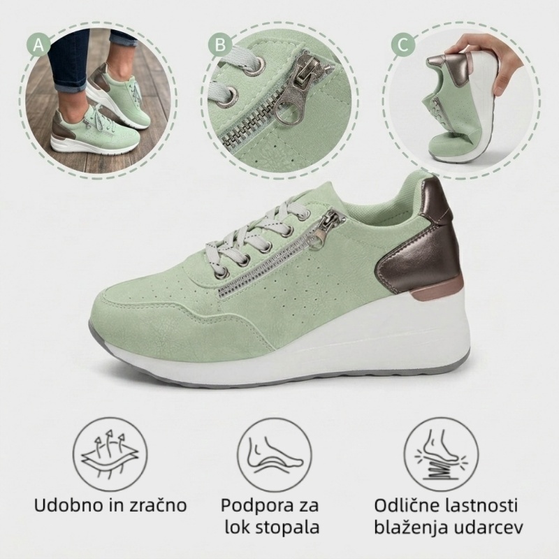 🔥 Danes za polovično ceno! Ne zamudite! ⏰ Ergonomsko oblikovani ortopedski čevlji - zagotavljajo naravno oporo stopalnega loka 👞 Z lahkoto lajšajo bolečine v stopalih