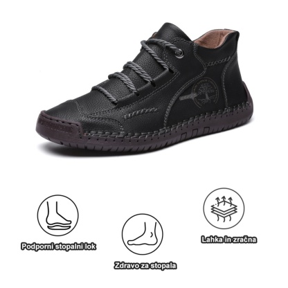 【🔥50 % popust danes - ne zamudite】ergonomsko oblikovani ortopedski čevlji - visokokakovostno usnje + ročno šivani👞