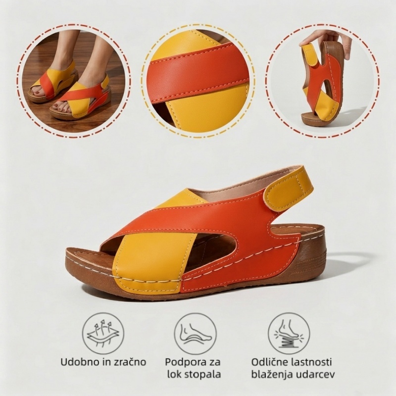 🔥Časno omejen 50 % popust! Poletni ortopedski sandali, ergonomsko oblikovani za udobje in lajšanje bolečin✅