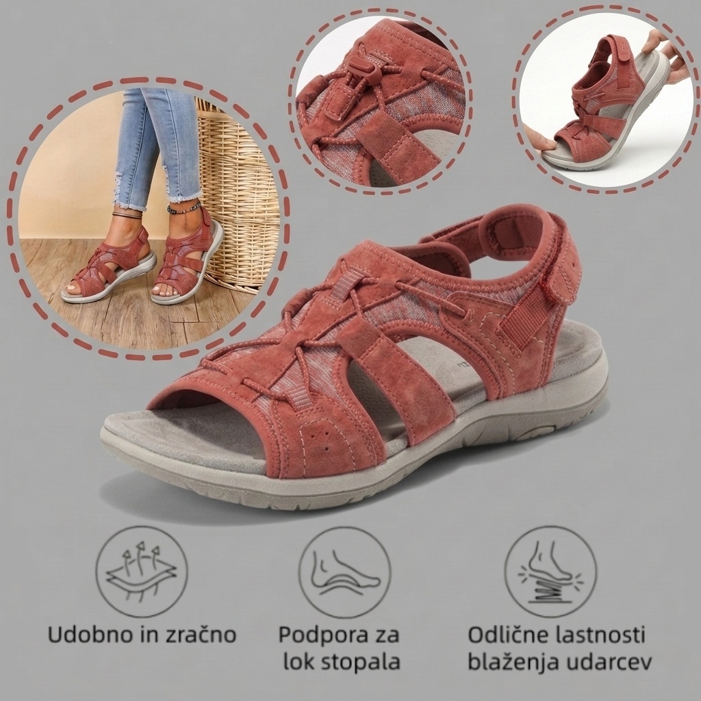 🔥Časno omejen 50 % popust! Poletni ortopedski sandali, ergonomsko oblikovani za udobje in lajšanje bolečin✅