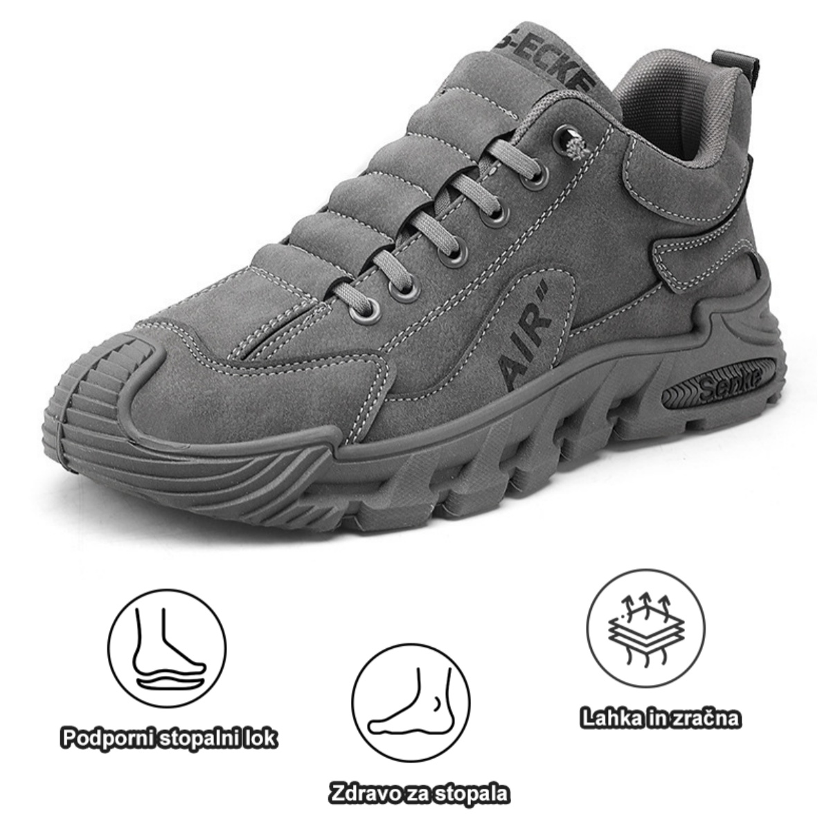 Fiippy® Premium usnjeni ortopedski čevlji | Ergonomsko oblikovani za lajšanje bolečin v hrbtu, kolenih in stopalih ter zagotavljajo izjemno udobje (ročno izdelani).