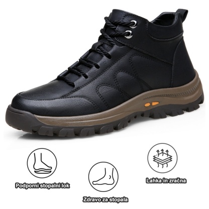 Fiippy® Premium usnjeni ortopedski čevlji | Ergonomsko oblikovani za lajšanje bolečin v hrbtu, nogah in stopalih ter zagotavljajo izjemno udobje (ročno izdelani).