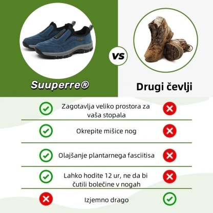 🔥 Danes za polovično ceno! Ne zamudite! ⏰ Ergonomsko oblikovani ortopedski čevlji - zagotavljajo naravno oporo stopalnega loka 👞 Z lahkoto lajšajo bolečine v stopalih
