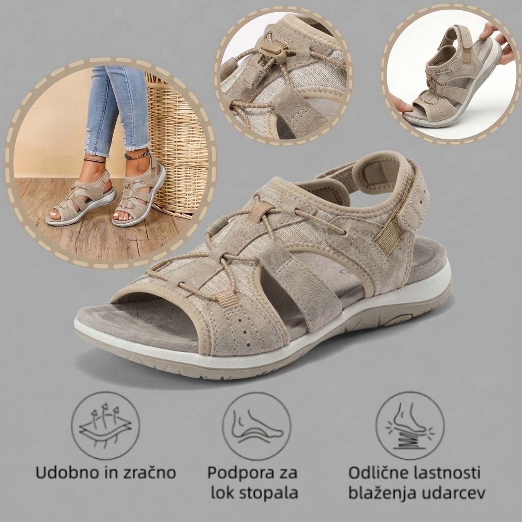 🔥Časno omejen 50 % popust! Poletni ortopedski sandali, ergonomsko oblikovani za udobje in lajšanje bolečin✅
