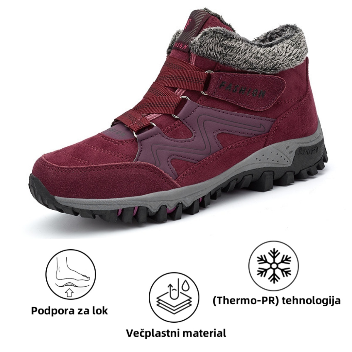 【🔥Danes 50 % popust - ne zamudite】Ergonomsko oblikovani ortopedski čevlji - lajšanje bolečin + plišasta toplota 👞