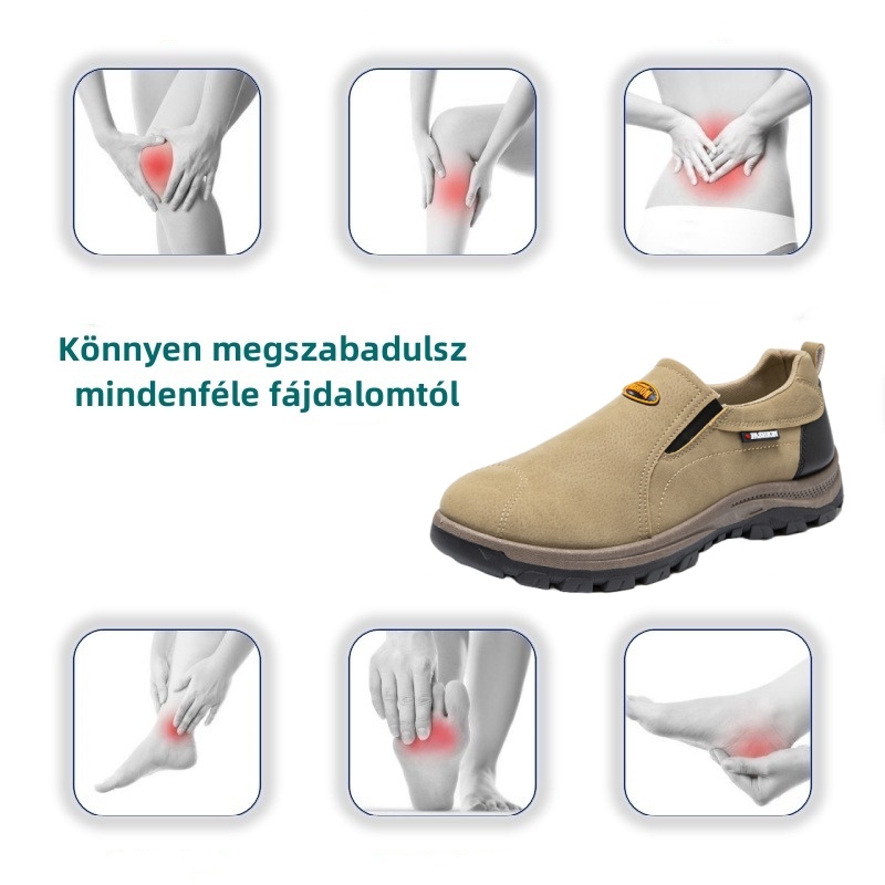 🎁【50 % popust danes - ne zamudite】Ergonomsko oblikovani ortopedski čevlji - visokokakovostno usnje + mehka volnena podloga + ročni šivi 👞