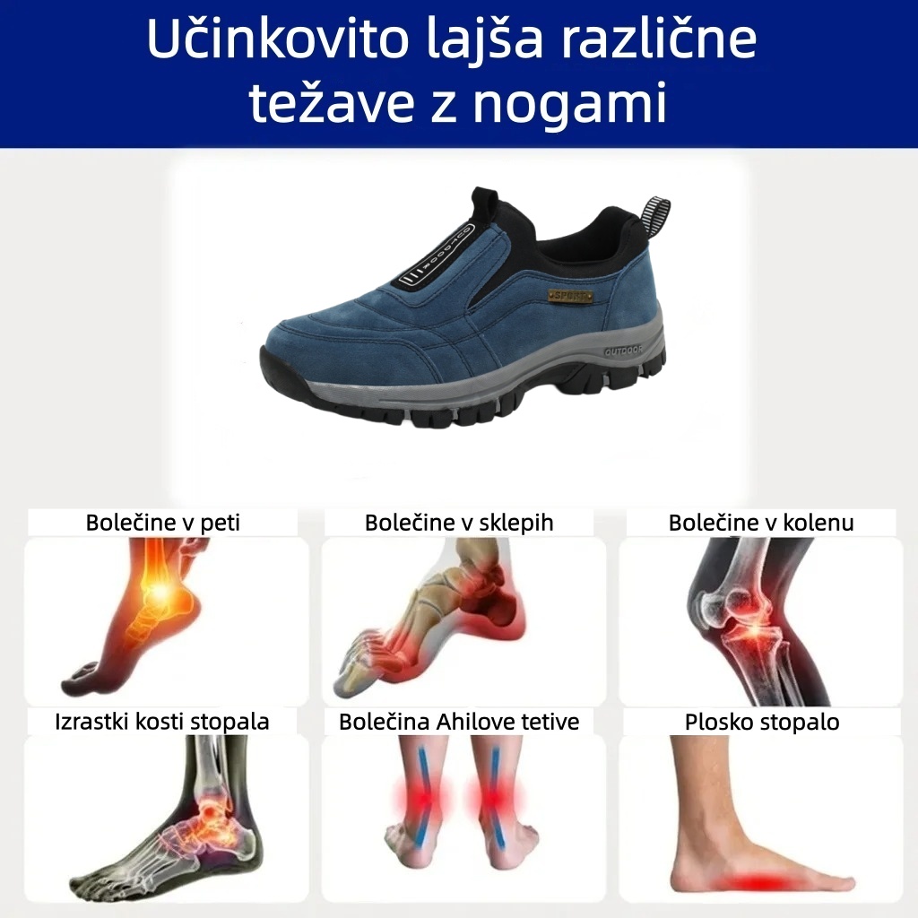 🔥 Danes za polovično ceno! Ne zamudite! ⏰ Ergonomsko oblikovani ortopedski čevlji - zagotavljajo naravno oporo stopalnega loka 👞 Z lahkoto lajšajo bolečine v stopalih