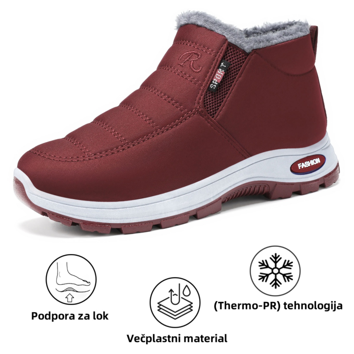 Fiippy® - Ergonomski zimski ortopedski čevelj za bolečine v stopalih, kolenih in hrbtu - Unisex