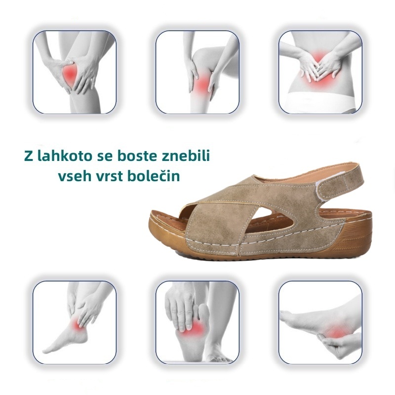 [🎁Danes za polovično ceno - ne zamudite] Ergonomsko oblikovani ortopedski sandali - hoja brez bolečin 👞 poskrbijo za udobnejšo hojo