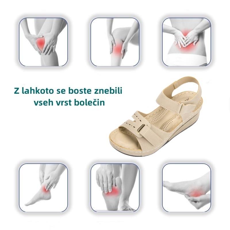 [🎁Danes za polovično ceno - ne zamudite] Ergonomsko oblikovani ortopedski sandali - hoja brez bolečin 👞 poskrbijo za udobnejšo hojo
