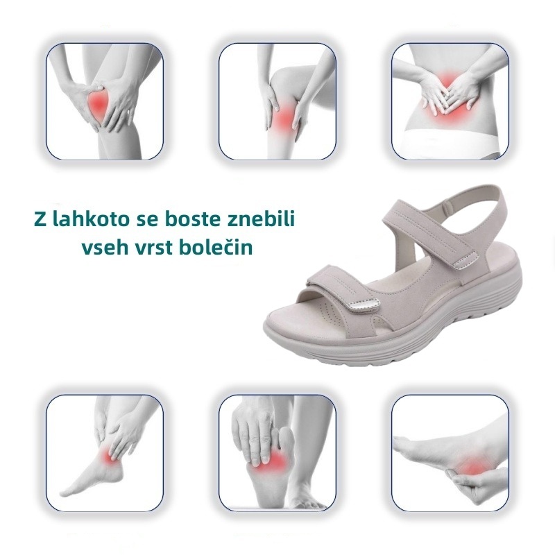 [🎁Danes za polovično ceno - ne zamudite] Ergonomsko oblikovani ortopedski sandali - hoja brez bolečin 👞 poskrbijo za udobnejšo hojo