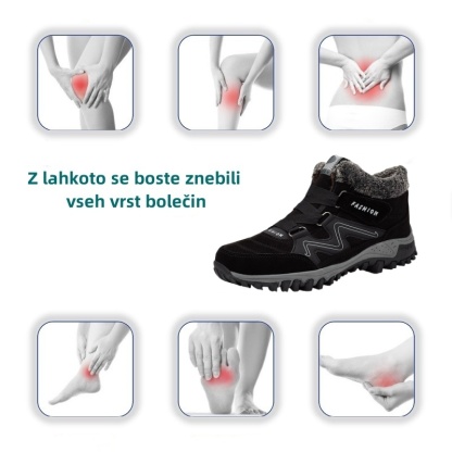 【🔥Danes 50 % popust - ne zamudite】Ergonomsko oblikovani ortopedski čevlji - lajšanje bolečin + plišasta toplota 👞