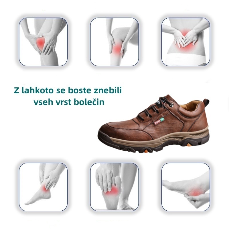 [🎁50 % POPUST DANES - NE ZAMUDITE] Ergonomsko oblikovani ortopedski čevlji - visokokakovostno usnje + ročno šivani👞