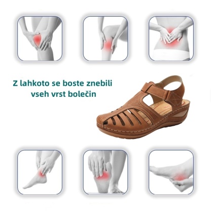 🎁 Časovno omejen popust 50% - Poletni ortopedski sandali z oporo za lok, ✅ Lajšanje bolečin - Ergonomska oblika
