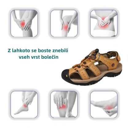 [🎁Danes po polovični ceni - ne zamudite] Ergonomsko oblikovani ortopedski sandali - neboleča hoja 👞 naredi hojo udobnejšo