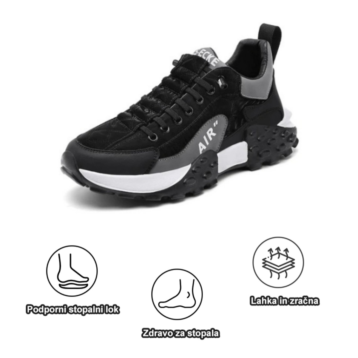 [🔥Danes po polovični ceni - ne zamudite] Ergonomsko oblikovani ortopedski čevlji z zasnovo opore za lok👞Enostavno odpravite bolečine v stopalih