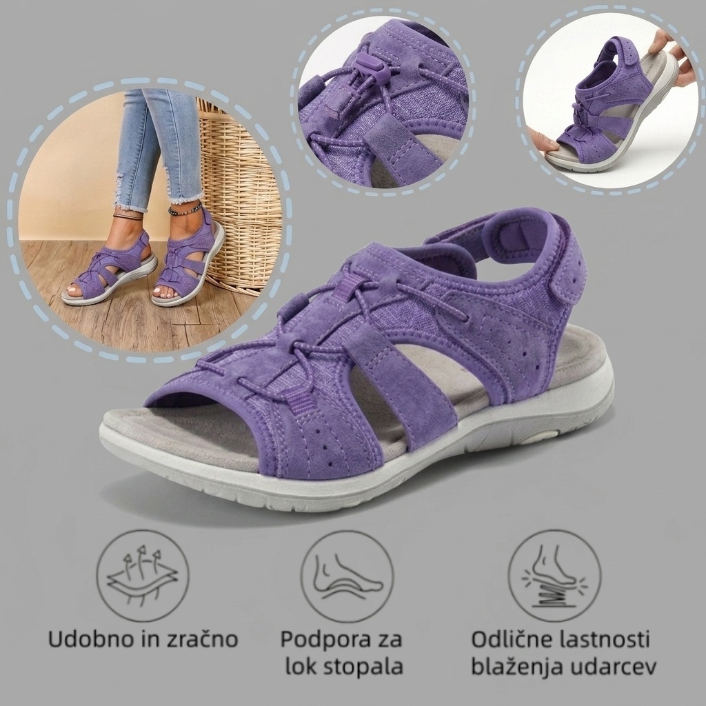 🔥Časno omejen 50 % popust! Poletni ortopedski sandali, ergonomsko oblikovani za udobje in lajšanje bolečin✅