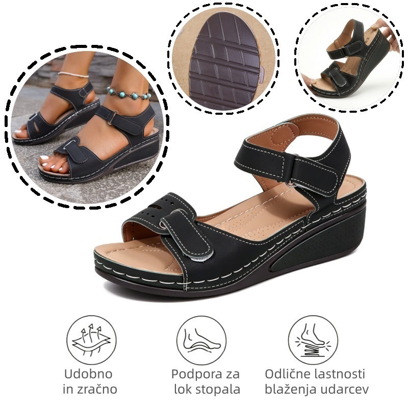 🔥Časno omejen 50 % popust! Poletni ortopedski sandali, ergonomsko oblikovani za udobje in lajšanje bolečin✅