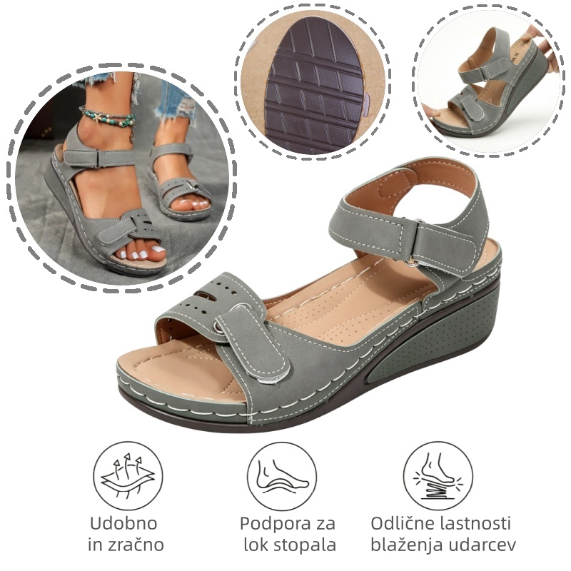 🔥Časno omejen 50 % popust! Poletni ortopedski sandali, ergonomsko oblikovani za udobje in lajšanje bolečin✅