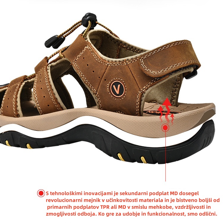 [🎁Danes po polovični ceni - ne zamudite] Ergonomsko oblikovani ortopedski sandali - neboleča hoja 👞 naredi hojo udobnejšo