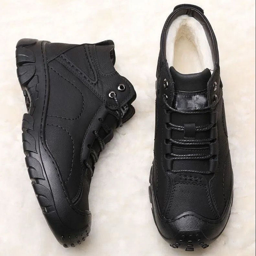 [🎁Danes po polovični ceni - ne zamudite] Ergonomsko oblikovani ortopedski čevlji - visokokakovostno usnje + topel kašmir 👞Ročno šivani moški usnjeni čevlji