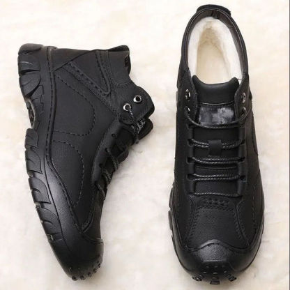 [🎁Danes po polovični ceni - ne zamudite] Ergonomsko oblikovani ortopedski čevlji - visokokakovostno usnje + topel kašmir 👞Ročno šivani moški usnjeni čevlji