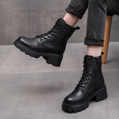 [🎁Halloween Special - danes 50% popust] Ergonomsko oblikovani ženski usnjeni škornji - preprečite večino bolezni stopal 👞Izbran material iz kravjega usnja