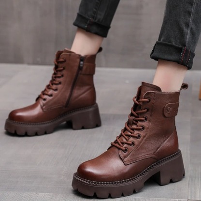 [🎁Halloween Special - danes 50% popust] Ergonomsko oblikovani ženski usnjeni škornji - preprečite večino bolezni stopal 👞Izbran material iz kravjega usnja