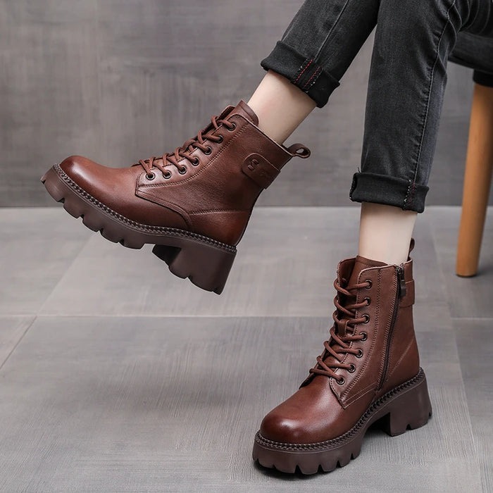 [🎁Halloween Special - danes 50% popust] Ergonomsko oblikovani ženski usnjeni škornji - preprečite večino bolezni stopal 👞Izbran material iz kravjega usnja