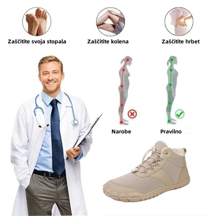 【🔥Danes 50 % popust - ne zamudite】Ergonomsko oblikovani ortopedski čevlji - lajšanje bolečin + plišasta toplota 👞