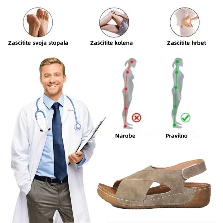 [🎁Danes za polovično ceno - ne zamudite] Ergonomsko oblikovani ortopedski sandali - hoja brez bolečin 👞 poskrbijo za udobnejšo hojo