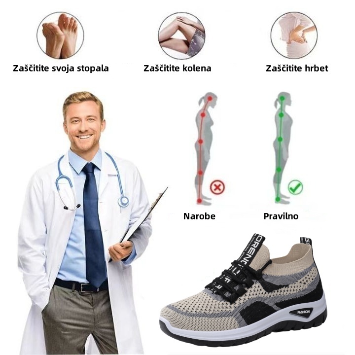 [🔥Danes po polovični ceni - Ne zamudite] Ergonomski ortopedski čevlji - zasnova za podporo stopalnega loka 👞 Z lahkoto se znebite bolečin v stopalih