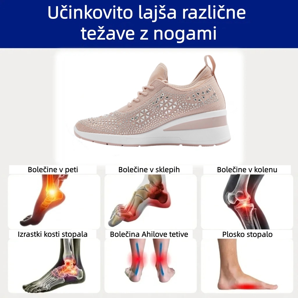 Ženski ortopedski čevlji Fiippy® | Ergonomsko oblikovani za lajšanje bolečin v hrbtu, sklepih in stopalih ter zagotavljajo vrhunsko udobje.