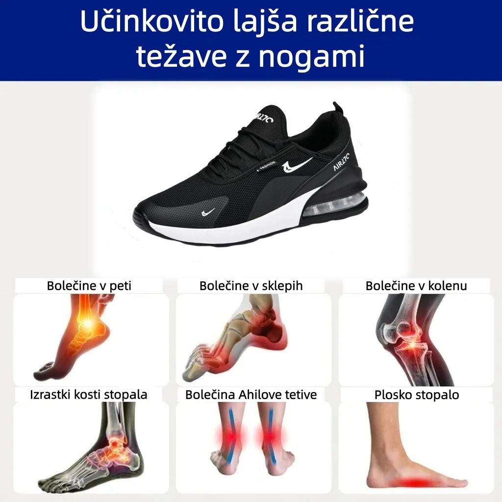 🔥 50 % popusta še danes! Ne zamudite! ⏰ Ergonomsko oblikovani ortopedski čevlji: zagotavljajo naravno oporo za stopalni lok 👞 Z lahkoto lajšajo bolečine v stopalih