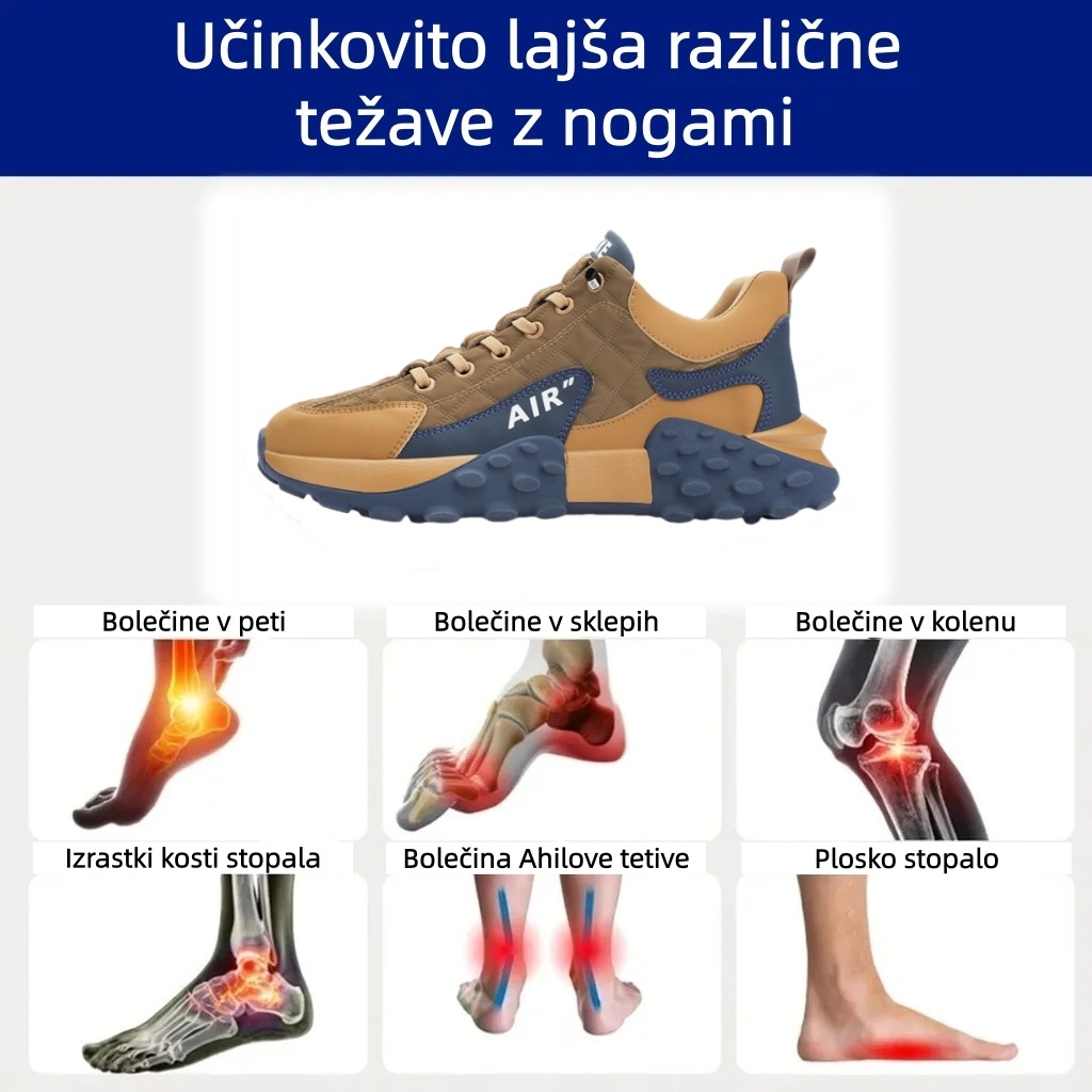 Ortopedski čevlji Fiippy® | Ergonomsko oblikovani za lajšanje bolečin v hrbtu, sklepih in stopalih ter zagotavljajo vrhunsko udobje (AIR).