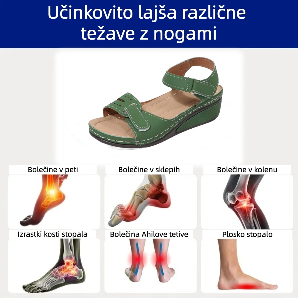 🔥Časno omejen 50 % popust! Poletni ortopedski sandali, ergonomsko oblikovani za udobje in lajšanje bolečin✅