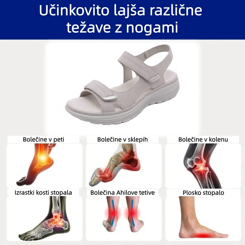🔥Časno omejen 50 % popust! Poletni ortopedski sandali, ergonomsko oblikovani za udobje in lajšanje bolečin✅