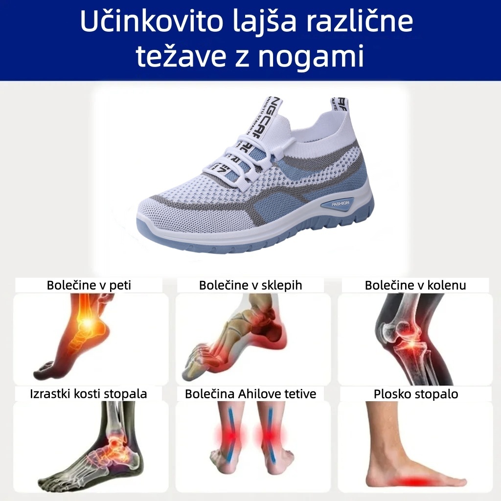 Ženski ortopedski čevlji Fiippy® | Ergonomsko oblikovani za lajšanje bolečin v hrbtu, sklepih in stopalih ter zagotavljajo izjemno udobje (ultra lahki).