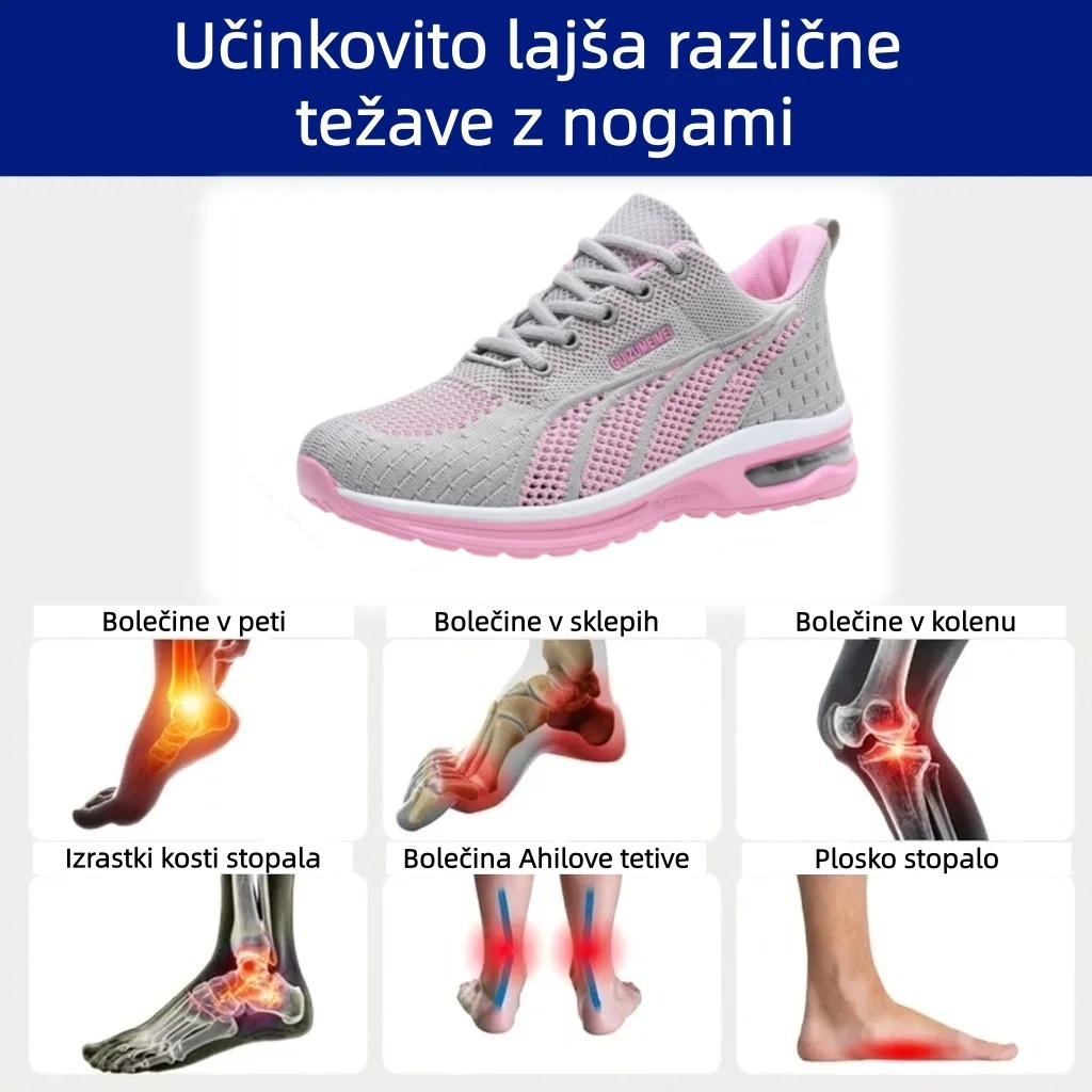 Ženski ortopedski čevlji Fiippy® | Ergonomsko oblikovani za lajšanje bolečin v hrbtu, sklepih in stopalih ter zagotavljajo vrhunsko udobje.