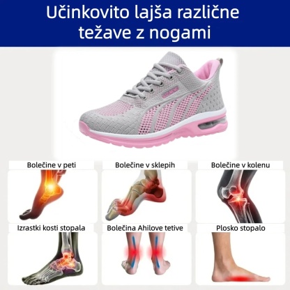 Ženski ortopedski čevlji Fiippy® | Ergonomsko oblikovani za lajšanje bolečin v hrbtu, sklepih in stopalih ter zagotavljajo vrhunsko udobje.