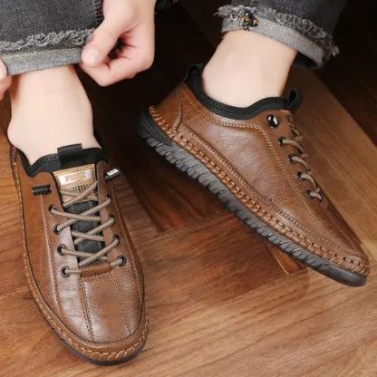 【🔥50 % popust danes - ne zamudite】ergonomsko oblikovani ortopedski čevlji - visokokakovostno usnje + ročno šivani👞
