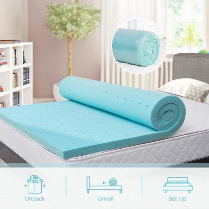 BedsPick Memory Foam Mattress Topper Twin